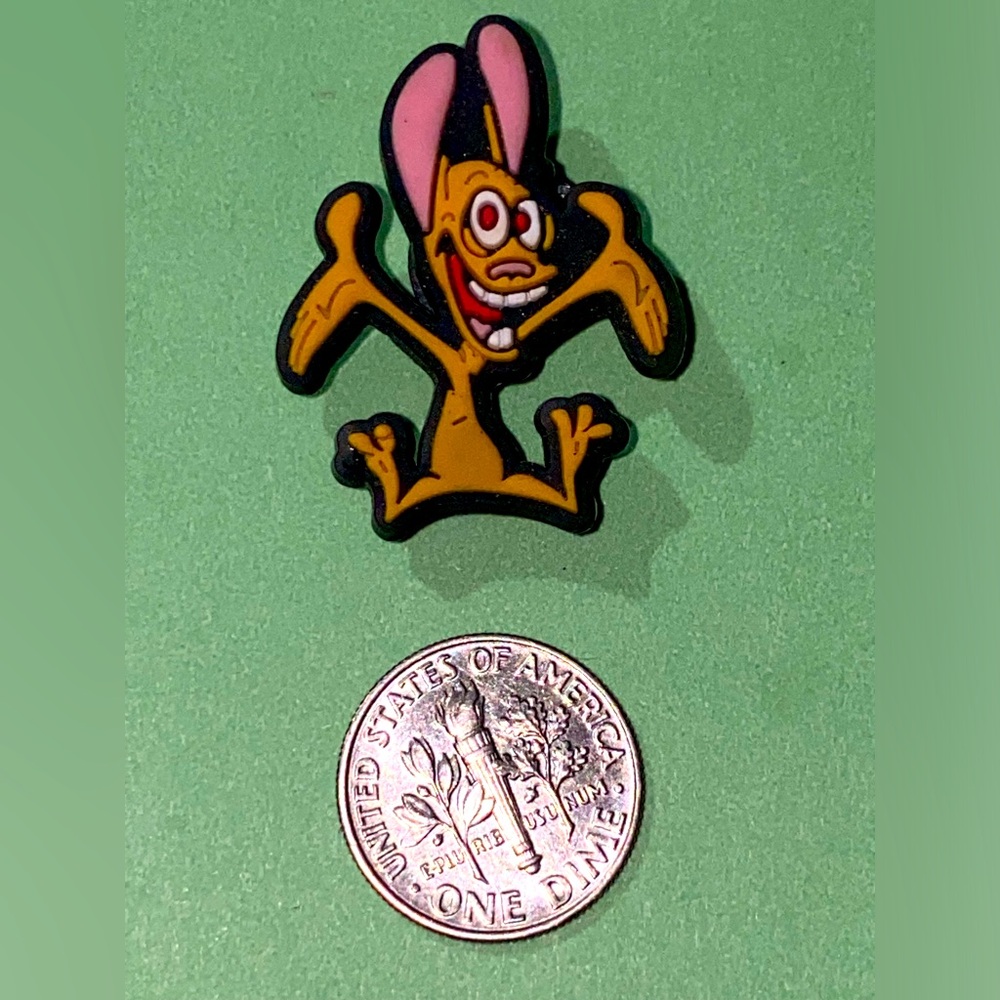 (10 for $15) Ren & Stimpy Cartoon Crocs Shoe Charms